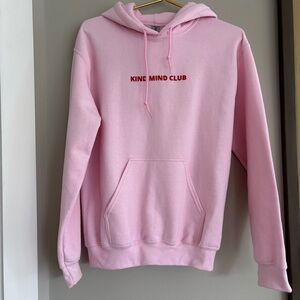 Kind Mind Club Pink Soft Blend Hoodie